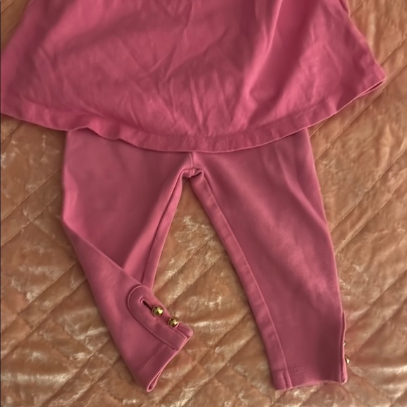 Vibrant Toddler Flutter Sleeve Top + Legging Matching Set - Picture 6 of 8